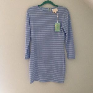 NWT Sail to Sable Striped Shift Dress- XS